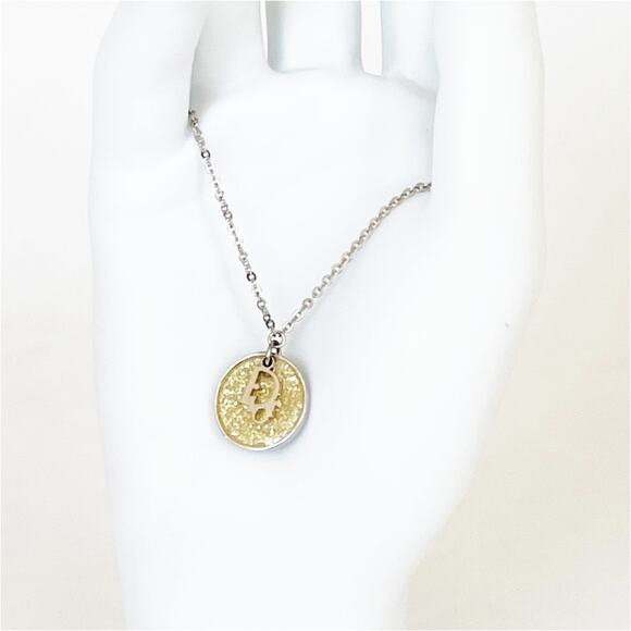 Dior Silver and Gold Pendant Necklace - Picture 1 of 12